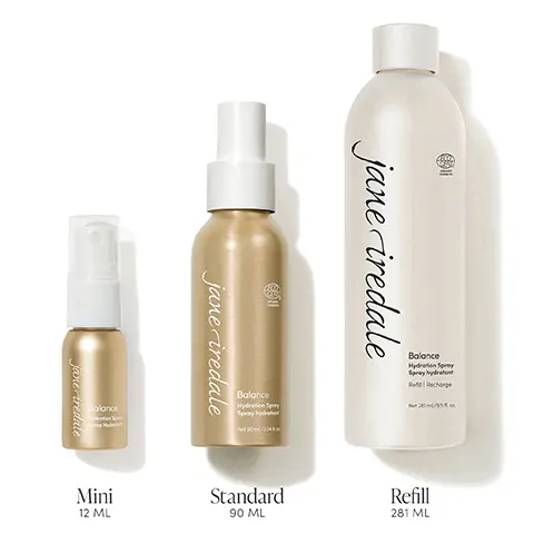 Image 1, mini 12ml, standard 90ml, refill 281ml. Image 2, 1 refill = 3 full size, 1 refill = 24 mins.