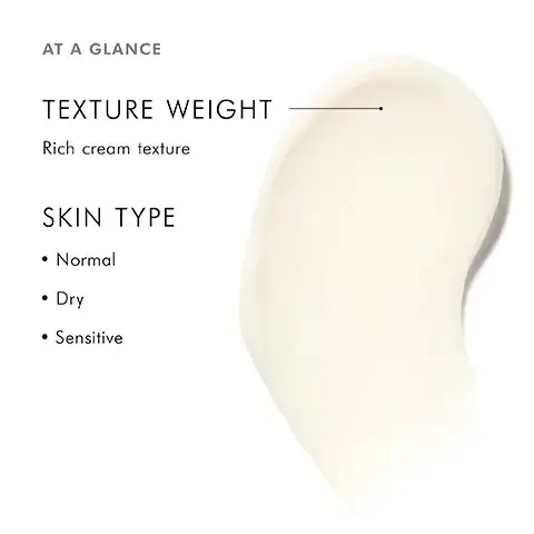 Image 1, at a glance. texture weight - rich cream texture. skin type = normal, dry and sensitive. image 2,key ingredients. vitamin e (alpha tocopherol) = the pure form of vitamin e, this powerful antioxidant neutralises free radicals and replenishes skin lipids. silymarin = shown to effectively prevent oil oxidation. soy isoflavones = this plant derived ingredient helps improve the appearance of firmness in aging, mature skin and provides antioxidant protection. image 3, helps address moisture loss, skin laxity and free radical damage. image 4, how to apply. step 1 = once or twice daily, apply a generous amount to clean fingertips. step 2 = gently apply to the brow and under eye area, avoiding the eyelids. image 5, aesthetician insight, cori ramos said = i love to use eye balm during colder, winter months. the rich texture fights dehydration while deeply nourishing the delicate skin around the eyes. image 6, customer review = i have tried many eye creams and this is one of the best. it goes a long way, is pefectly moisturising and takes care of fine lines, and is great under makeup. i continue to purchase time and again. image 7, eye treatment comparison. eye balm - concern = sensitised, dehydrated and aging. skin type = dry normal sensitive. benefit = targets crow's feet and under eye bags. AOZ+ eye gel - concern = sensitised, dehydrated, discoloration, acne and aging. skin type = dry, normal, combination, oily and sensitive. benefit = targets environmental damage and aging. AGE eye complex - concern = aging. skin type = dry and normal. benefit = targets wrinkles and puffiness under eyes. image 8, pro formula. clinically formulated - paraben free, alcohol free, dye free and fragrance free.