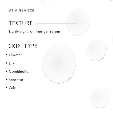 Image 1, AT A GLANCE TEXTURE Lightweight, oil-free gel serum SKIN TYPE Normal Dry Combination Sensitive Oily Image 2, KEY INGREDIENTS HYALURONIC ACID A powerful, natural humectant that provides long-lasting hydration to improve the look of skin texture. VITAMIN B5 (Pantothenic Acid) This nutrient helps promote the skin barrier's natural repair process. Image 3, Restores radiance for smoother complexion Image 4, HOW TO APPLY STEP 1 Twice daily, dispense 3-5 drops into clean hands. STEP 2 Apply to face, neck, and décolletage, avoiding the eye area. May also be applied to any other dehydrated areas. Image 5, AESTHETICIAN INSIGHT "HYDRATING B5 GEL- For the perfect boost of hydration, apply Hydrating B5 Gel both before AND after your go-to moisturizer to enhance it's benefits." - Cori Ramos SkinCeuticals Pro & Licensed Aesthetician SKIN CEUTICAL ACADEMY OF ALBERG Image 6, CUSTOMER REVIEW "WELL WORTH IT! I absolutely love this serum! It's amazing. It's super hydrating on my skin, immediately absorbs, and truly makes my skin feel so soft and smooth. It works beautifully under makeup as well. Forever a staple in my regimen from now on!" - Felicia Dermstore Customer SKINCEUTICALS HYDRATING B5 GEL MOISTURE-ENHANCING SERUM WITH HIGH CONCENTRATIONS OF HYALURONIC ACID AND VITAMIN! MOISTURIZE 30 ml/1 fl oz Image 7, HYDRATING TREATMENT COMPARISON HYDRATING B5 GEL CONCERN Dehydrated + sensitive skin, aging SKIN TYPE BENEFIT TRINCEUTICALS MADQUE HYDRATING B5 MASQUE Aging • Normal • Normal • Dry • Dry • Combination • Combination • Sensitive • Oily • Oily H.A. INTENSIFIER Dehydrated skin, aging • Normal • Dry • Combination • Sensitive • Oily Moisture-enhancing Hydrating Skin corrective Image 8, COMPLETE THE MORNING REGIMEN PRODUCTS SOLD SEPARATELY STEP 1 PREVENT STEP 2 STEP 3 STEP 4 MOISTURIZE CORRECT PROTECT CE FERULIC HYDRATING 85 GEL TRIPLE LIPID RESTORE 2:4:2 PHYSICAL FUSION SUNSCREEN SPF 50 UV DEFENSE SANCAUTICAL SKINCEUTICALL TEINCEUTICALL 50 Image 9, COMPLETE THE NIGHTTIME REGIMEN PRODUCTS SOLD SEPARATELY STEP 1 STEP 2 STEP 3 PREVENT MOISTURIZE CORRECT RESVERATROL B E HYDRATING TRIPLE LIPID B5 GEL RESTORE 2:4:2 SKINCEUTICALL RESVERATROL KINCEUTICALS Image 10, PRO FORMULA Clinically Formulated • Paraben-free . • Fragrance-free • Silicone-free • Dye-free Alcohol-free • Safe to apply during and post microneedling procedure