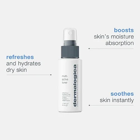 refreshes and hydrates dry skin. boosts skin's moisture absorption. soothes skin instantly.
