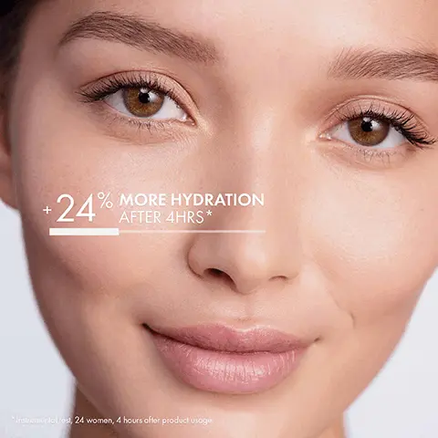 +24% MORE HYDRATION AFTER 4HRS, Instrumental test, 24 women, 4 hours after product usage. DAILY DOSE OF STRENGTH FOR YOUR SKIN. FORTIFIES, HYDRATES, PLUMPS. HYALURONIC ACID + MINERAL RICH VOLCANIC WATER HYDRATES & PLUMPS SKIN, STRENGTHENS SKIN MOISTURE BARRIER. LIGHTWEIGHT, FAST-ABSORBING, NON-STICKY GEL TEXTURE. APPLY TWICE DAILY ON CLEANSED FACE. SMOOTH ON GENTLY UNTIL ABSORBED. LIGHTWEIGHT FRAGRANCE-FREE TEXTURE. MINERAL 89 BOOSTER SERUM, TESTED ON 3200 WOMEN BY 325 DERMATOLOGISTS, TESTED ON ALL SKIN TONES, 13 INGREDIENTS, CERTIFIED WITH DERMATOLOGISTS, DEVELOPED BY VICHY LABORATORIES, BRAND RECOMMENDED BY 70,000 DERMATOLOGISTS. Sensitive Skin Tested, Allergy Tested, Paraben Free, Dermatologist. STEP 1, HYDRATE, MINERAL 89 DAILY BOOSTER, STEP 2, REPAIR, MINERAL 89 EYES, STEP 3, MOISTURIZE, MINERAL 89 CHOOSE YOUR CREAM.