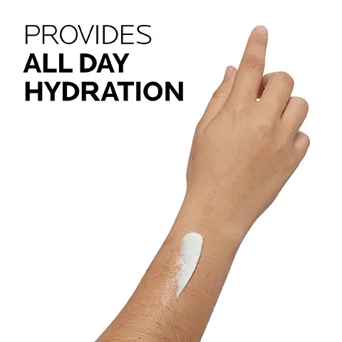 Image 1, Provides all day hydration. Image 2, prebiotic thermal water and shea butter and niacinamide, lightweight fast abosrbing texture and provides all day hydration all day. Image 3, Prebiotic thermal spring water soothing antioxidants a unique water rich in selenium a natural antioxidant, shea butter emollient sustainably sourced in burkina faso, known for its soothing and restoring properties, glycerin humectant known for its hydrating properties. Image 4, dermatologist tested, allergy tested, oil free/non comedogenic and fragrance free.