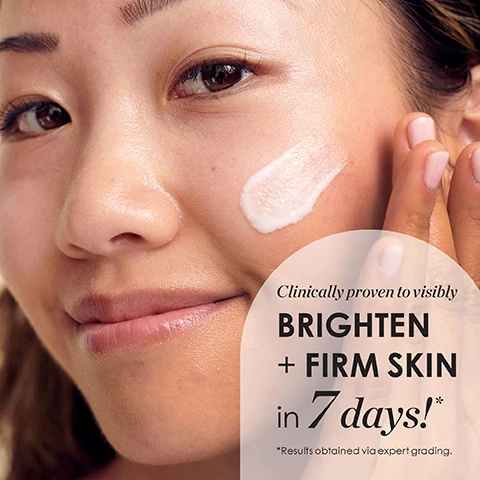 image 1, clinically proven to visibly brighten and firm skin in 7 days. results obtained via expert grading. image 2, before and after 1 week. skin looks radiant, even tones and reduced look of dark spots. image 3, vitamin c (THD ascorbate) - helps fight the signs of aging, including dullness, visible loss of firmness, the signs of lines and wrinkles, and the appearance of dark spots and uneven redness. saccharide isomerate extract - reduces the apperance of pores while reinforcing the skin's moisture barrier for smooth, youthful texture. glycolic acid - deeply exfoliates and repairs the look of dull, congested and sun damaged skin. image 4, this is the vitamin c serum for results. CEP serum quickly brightens and repairs and it's also beautiful under makeup - it gives a pearl like glow that lasts all day.
