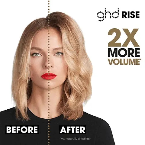 Image 1, before and after with 2 times more volume. Image 2, before and after with up to 2 time more root lift.