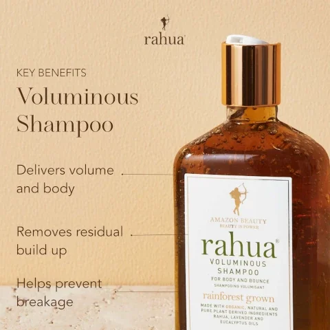 key benefits voluminous shampoo - delivers volume and body, removes residual build up. helps prevent breakage.