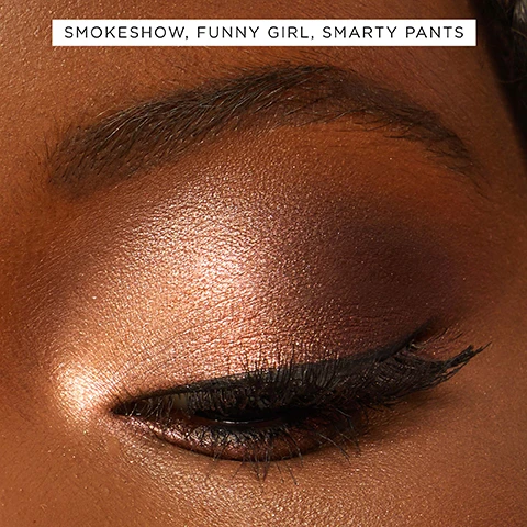 image 1, smokeshow, funny girl, smarty pants. image 2, funny girl, sweetheart, rebel and leader. image 3, swatches of leader, rebel, sweetheart, funny girl, activist, firecracker, smarty pants, flower child, smokeshow, rocker, jetsetter and charmer. image 4, leader activist and firecracker. image 5, charmer, jetsetter, rocker and smokeshow. image 6, rebel, leader and funny girl.
