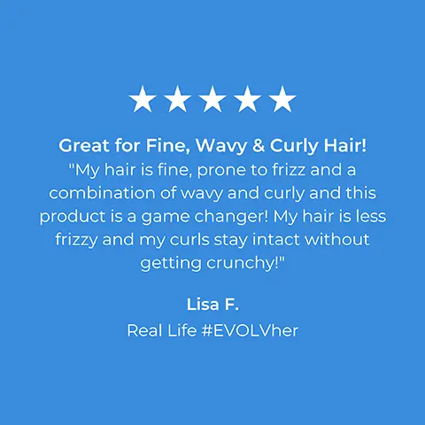Image 1, 5 star consumer review, Lisa F said = great for fine, wavy and curly hair. my hair is fine, prone to frizz and a combination of wavy and curly and this product is a game changers. my hair is less frizzy and my curls stay intact without getting crunchy. Image 2, 5 star consumer review, Chyann said = truly magic. i am so glad i found wonder balm. i have straight, lightened hair that has been prone to lots of frizz. after using wonder balm i have basically no frizz (a miracle right there) and my hair is shiny and touchable. Image 3, 5 star consumer review, Liza M said = nfave styling product of all time. this product is my holy grail. i color my hair and struggle with dryness - this is super hydrating and is the perfect product for when i straighten my hair or blow it out. i only need typically 1 pump so this bottle lasts me forever, not to mention my bf loves it too