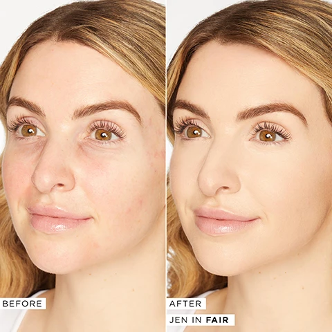 Image 1 - Image shows a side-by-side comparison of a womans face labeled Before on the left and After on the right, with the text JEN IN FAIR visible on the right side; the woman has clearer skin and a brighter appearance in the after image.
Image 2 - Image shows side-by-side comparisons of four women highlighting skincare results with labels for before and after positions for each woman, with visible text stating TACKLES YOUR BEAUTY BOUNDARIES, and categories underneath labeled dullness & texture, fine lines & sun spots, dark circles, and discoloration.
Image 3 - A woman is playfully pouting while holding a tube of BB cream against her cheek, showcasing her flawless skin and natural makeup, with visible text stating KAIA WEARS LIGHT MEDIUM.
Image 4 - Two tubes of Tarte BB blur tinted moisturizer and sunscreen, one upside down and one right side up, with text stating 100% AGREE and check marks for benefits: Doesnt crease, Blurs look of pores, Feels comfortable & weightless, and Would recommend to a friend.
Image 5 - A close-up portrait of a person with dark skin, wearing glossy lip gloss, holding a tube of Tarte BB Blush Tinted Moisturizer, with text below the image reading Kat Wears Espresso.
Image 6 - A smiling woman with long hair holds a tube of Tarte BB blur tinted moisturizer, which has visible text stating BB and tarte, while the caption reads HEIDI WEARS DEEP SAND.
Image 7 - A tube of Tarte BB blur tinted moisturizer with droplets and powdered texture surrounding it, displaying the text BB blur tinted moisturizer Broad Spectrum SPF 30 Sunscreen.
