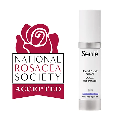 image 1, national rosacea society accepted. image 2, illumine eye cream. before - under eye skin discoloration. after 8 weeks - reduced discoloration. after 12 weeks - significantly reduced discoloration. image 3, illumine eye cream. before - fine lines, redness, skin discoloration and puffiness. after 4 weeks - reduced fine lines, redness, skin discoloration and puffiness. image 4, dermal repair cream before - facial redness. after 4 weeks reduced facial redness. image 5,dermal repair cream, before - facial redness. after 2 weeks - reduced facial redness. image 6, dermal repair cream, before - fine lines. after 2 weeks - reduced fine lines. image 7, dermal repair cream, before - uneven skin tone. after 2 weeks - more even looking skin tone.