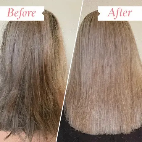 Image 1, before and after. Image 2, f9 in 10 users reported hair felt more resistant to damage, clinically proven to protect hair against heat damage with a flat iron at 232 degrees after just one use. Image 3, Clinically proven to repair the lipid layer on damaged hair to levels seen on virgin hair after just one use* *independent instrumental test comparing bleached hair treated with bond builder lipid shield to untreated, virgin hair.