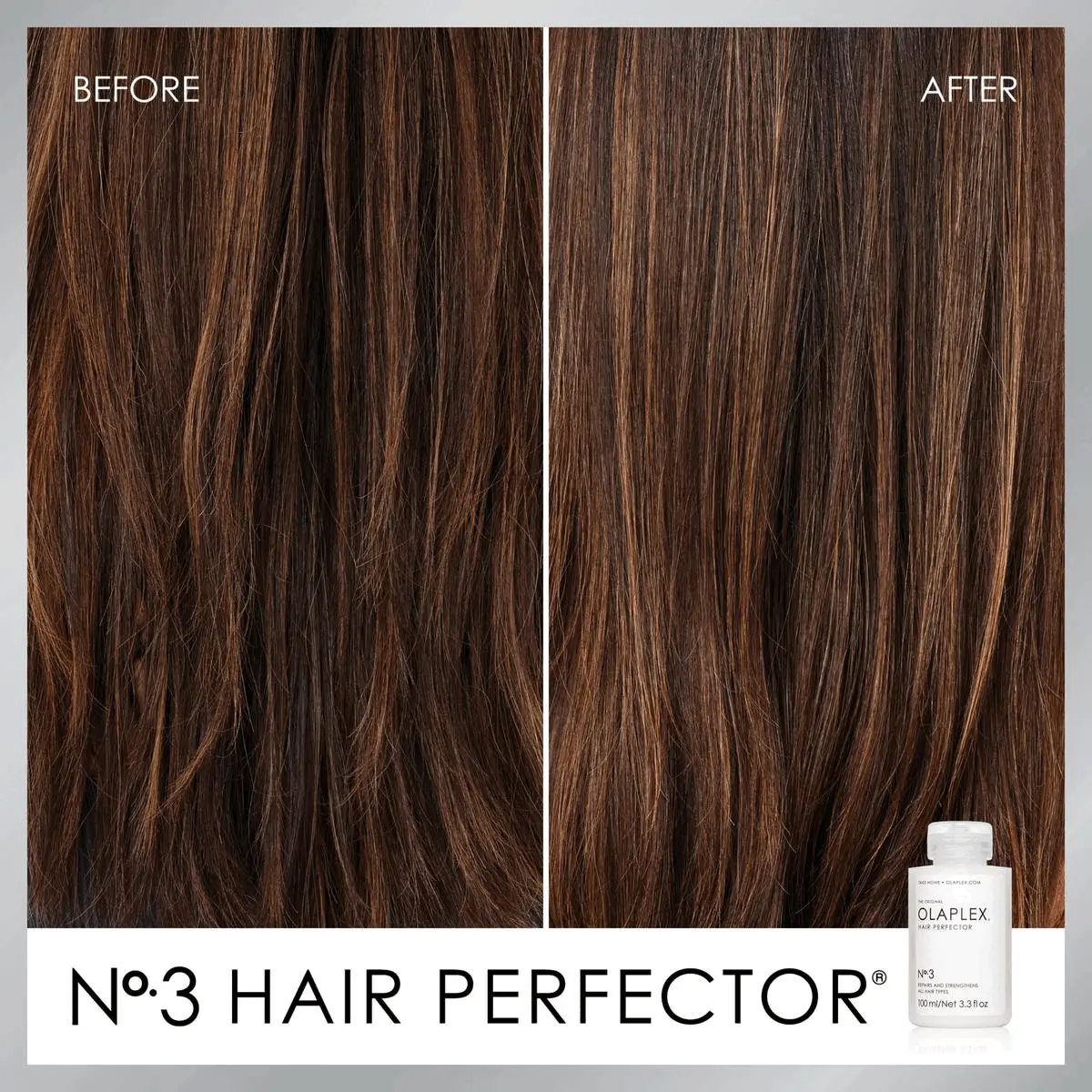 Image 1-3 No3 Hair Protector before and after. Image 4, The environment comes first, together with our updated carbon negative footprint from 2015 to 2021. We elimiate 35mm pounds of GHG from being emitted to the environment. We Save 44k gallons of water from being wasted. We protect 57mm trees from being deforested. Image 5, all hair types, pH balanced, vegan, curelty free, gluten free, nut free, paraben free, phthalates free, phosphate freem sulfate free.