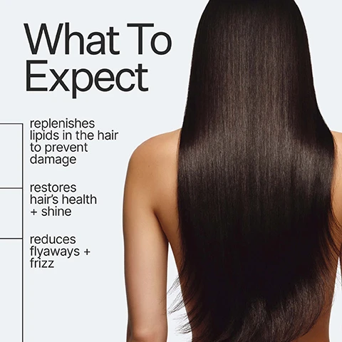 Image 1 - An image showing a person from behind with long, dark, straight, and shiny hair, next to text that reads: What To Expect: replenishes lipids in the hair to prevent damage; restores hairs health + shine; reduces flyaways + frizz. Image 2 - A split image displays the back of dark hair, with the left side showing wavy, slightly frizzy hair and the right side showing straight, smooth hair, with text labels Before and After. Image 3 - A white bottle of Act+ Acre Cold Processed Hair Oil with a dropper dispensing oil is shown with text explaining its ingredients and benefits: Argan Oil (5%) hydrates + nourishes the hair to mend split ends, and Meadowfoam Seed Oil locks in moisture + improves hair elasticity, while the bottle label also reads e2.2fl.oz. 65ml. Image 4 - A graphic presentation of survey results shows 92% agree reduced breakage, 91% agree reduced frizz and flyaways, and 92% agree added natural shine, with a title stating Proven Results from a consumer perception study with all hair and scalp types. Image 5 - A product information chart displays Cold Processed® Hair Oil Ingredients, Production, and Packaging details, including Meadowfoam Oil which moisturizes and adds natural shine, Plant-Based Squalane which is a botanical heat protectant to strengthen and prevent damage, 100% ethical labor, cold processed® manufacturing method, glass bottle, pet plastic pipette, 85% recyclability, and certified post recycled box material. Image 6 - A bar chart illustrates nutrient retention, showing a tall bar for 97% nutrients retained with Cold Processed® and a shorter bar for 10% nutrients retained with heat processing, accompanied by a dropper dripping liquid and two vials, with the title Why Cold Processed® and a footnote stating Cold Processing preserves active ingredients, heat destroys them.