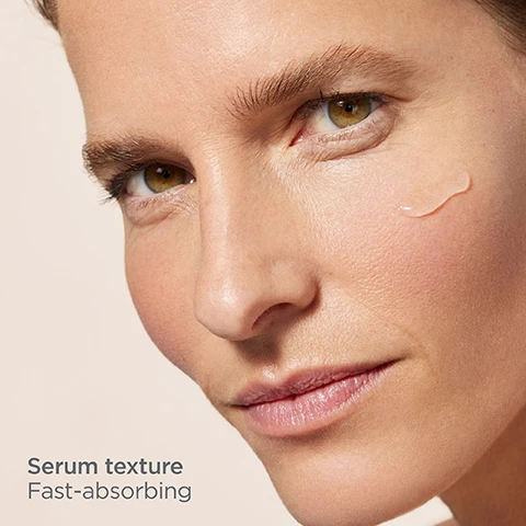 Image 1 - A close-up of a woman with a light serum droplet on her cheek, showcasing smooth skin, with the text Serum texture Fast-absorbing in the lower left corner.
Image 2 - Image shows a light beige background with the text 5 minutes after application, users said: followed by four statistics: 100% Makes skin look rejuvenated, 100% Skin feels softer and smoother, 93% Erases signs of fatigue, and 90% Provides a lifting effect, with a footnote stating *Data on file, ISDIN Corp. 2022. Morristown, NJ.
Image 3 - Two amber glass vials of a beauty product are shown on a light surface, with a yellow liquid spilled around them, and the text reads Results in a flash Prolonged effect: 8 hours Instant Flash.
Image 4 - A model holds a small amber vial against their shoulder, showcasing its label as text on the left reads 8-hour lifting effect and energizes the skin, minimizing signs of fatigue, along with the product name Instant Flash at the bottom right.
Image 5 - Four amber glass vials of skincare serum are lined up on a white surface, with text beside them stating LiftFirm Lifting effect, Peptide Q10 Energizes the skin, ContourBoost Rejuvenates the skin, and Instant Flash at the bottom.
Image 6 - A woman is gently applying a liquid to her cheek, demonstrating a skincare routine, with text that reads Shake, then massage half of the ampoule’s contents onto the clean, dry skin of the face, neck & chest, and Instant Flash.