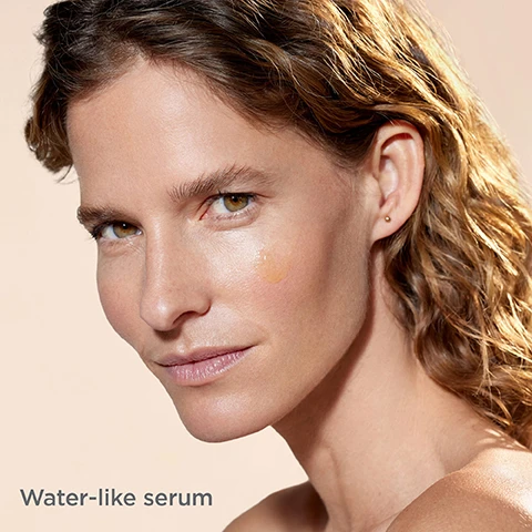 Image 1 - A woman with tousled hair is shown close-up, with a water-like serum droplet on her cheek and the text Water-like serum in the bottom left corner.
Image 2 - A dropper dispensing a golden serum from a white bottle labeled ISDIN ISDINCEUTICS MELACLEAR, with text on the side listing the benefits: ROS Modulator System Reduces oxidative stress, Vitamin C Antioxidant, Phytic acid Evens skin tone.
Image 3 - A white bottle labeled ISDIN ISDINCEUTICS MELACLEAR is shown alongside a dropper, with text stating Suitable for all skin types, Fragrance free, and Sulfate free.
Image 4 - Image showing a side-by-side comparison of skin before and after treatment, with the left side displaying more dark spots and the right side showing clearer skin; visible text reads Before & After, Visibly reduces dark spots after 90 days of use.
Image 5 - A hand holds a dropper above a small white bottle labeled Melaclear from ISDIN Isdinceutics, with text highlighting that it provides a powerful antioxidant effect, helps improve uneven skin tone and discoloration, and brightens complexion.
Image 6 - A woman with long, wavy hair is gently massaging her face with both hands, and text beside her reads, Apply a few drops of serum onto the palm of your hand. Gently massage onto the face avoiding the eye area.
Image 7 - A close-up of a woman with light skin and curly hair, smiling softly, features a testimonial overlay that reads Andrea, four stars, Suggested by my dermatologist. I can’t get over how great this makes my skin feel!
Image 8 - Image shows a promotional graphic inviting users to join the LOVEISDIN community with steps to scan a QR code, earn points, and enjoy rewards; visible text includes Join the LOVEISDIN COMMUNITY, Scan the QR code, Earn points, Enjoy rewards, and *Unique code guarantees quality and authenticity.