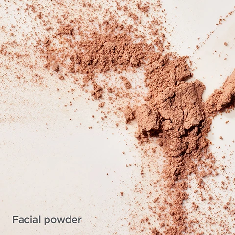Image 1 - An arrangement of loose facial powder in a warm brown shade scattered on a light surface with the text Facial powder in the lower left corner.
Image 2 - A person is holding a white tube of ISDIN Mineral Brush against their shoulder, with text on the left side stating that it offers photoaging defense, helps protect skin from pollution damage, and provides matte, natural coverage.
Image 3 - Image of a mineral powder brush with loose powder next to it, featuring the text ISDIN ISDINCEUTICS MINERAL BRUSH ON THE GO FACE POWDER SPF 50 0.14 OZ (4.9G) and additional text 100% mineral powder and Can be used over makeup.
Image 4 - Image shows loose powder makeup scattered on a light background with text reading: What consumers say, 93% Offers natural coverage over makeup, 87% Provides a matte finish, 87% Leaves skin feeling soft & silky, 87% Deaves skin feeling soft & silky, *Data on file, ISDIN Corp. 2022. Morristown, NJ.
Image 5 - A mineral brush product with a tan and white container, featuring a brush applicator on top, is displayed against a light background, with visible text about the ingredients and benefits of protection against pollution, blue light, and infrared radiation.
Image 6 - A woman with a natural makeup look is applying powder to her cheek using a mineral brush, with instructions beside her that say, Move the brush in circles on your hand to start the flow Sweep the powder over face and neck, and the text Mineral Brush at the bottom.