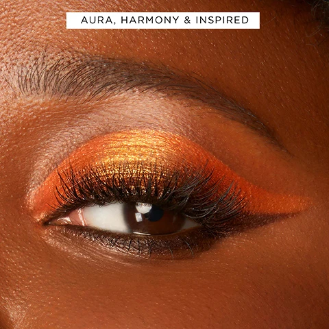 Image 1, aura, harmony and inspired. image 2, aura, chill, serenity, peaceful. image 3, swatches of inspired, harmony, aura, invigorate, chill, motivate, charged, vivacious, serenity, uplift, good vibes, peaceful. image 4, chill, peaceful and good vibes. image 5, chill and aura. image 6, uplift, peaceful and good vibes.