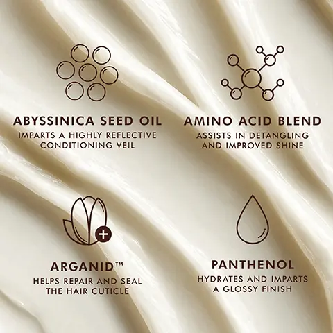Image 1, ABYSSINICA SEED OIL IMPARTS A HIGHLY REFLECTIVE CONDITIONING VEIL AMINO ACID BLEND ASSISTS IN DETANGLING AND IMPROVED SHINE + ARGANIDTM HELPS REPAIR AND SEAL THE HAIR CUTICLE PANTHENOL HYDRATES AND IMPARTS A GLOSSY FINISH. Image 2, PRO TIP Mix with other Color Depositing Masks to create pastel shades! Image 3, AFTER JUST ONE USE: 95% AGREED HAIR HAS A GLOSS-LIKE FINISH* 96% SAID HAIR FEELS RICHLY CONDITIONED CLEAR in a study of women ages 18-65, on the effects of Moroccanoil High Shine Gloss Mask (Color Depositing Mask Clear).