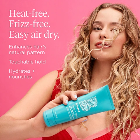 Image 1, heat free, frizz free, easy air dry. enhances hairs natural pattern. touchable hold. hydrates and nourishes. image 2, super b complex = promotes healthy looking hair. plum oil = provides lightweight moisture. yuzu extract = protects from environmental aggressors. image 3, a lightweight texture that dried touchably soft. image 4, how to = apply to damp hair from the mid lengths to ends. air dry or diffuse to enhance your natural texture. image 5, full miracle styling foam = boosts volume. soft power air dry cream = enhances natural texture. light work sculpting creme = flexiable, nourishing hold. sleek stick = long lasting hold for flyaways and baby hairs. image 6, one air dry cream endless looks, perfect for = wash and wear styles, effortless waves, low lift curls. image 7, clean, natural and effective. free from = aerosols, silicones, drying alcohols, animal waxes and petrolatum. 97% naturally derived formula. vegan and leaping bunny certified cruelty free.