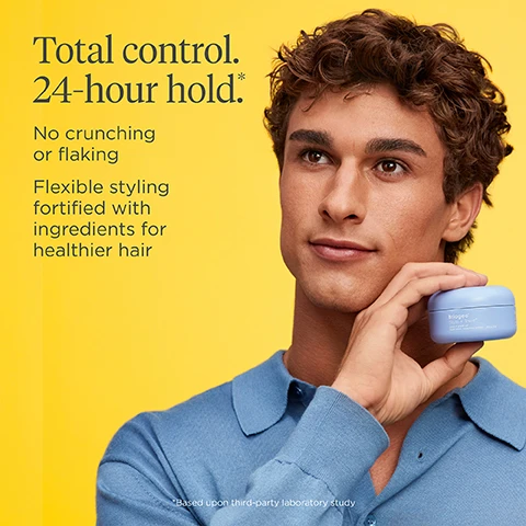 Image 1, total control, 24 hour hold. no crunching or flaking. flexiable styling fortified with ingredients for healthier hair. based upon third party laboratory study. image 2, super b complex = promotes healthy looking hair. plum oil = provides lightweight moisture. yuzu extract = protects from environmental aggressors. image 3, a smooth, moldable cream for buildable control. image 4, how to = apply to dry or damp hair. mold and shape to desired style. image 5, full miracle styling foam = boosts volume. soft power air dry cream = enhances natural texture. light work sculpting creme = flexiable, nourishing hold. sleek stick = long lasting hold for flyaways and baby hairs. image 6, one sculpting cream, endless looks. perfect for = mens's styling, pixie cuts, piecey bangs, textured bobs. image 7, clean, natural and effective. free from = aerosols, silicones, drying alcohols, animal waxes and petrolatum. 97% naturally derived formula. vegan and leaping bunny certified cruelty free.