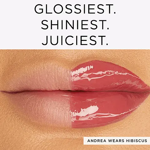 Image 1, GLOSSIEST. SHINIEST. JUICIEST. ANDREA WEARS HIBISCUS Image 2, BALM PLUMP SHIMMER GLASS VINYL FINISH GLOSSY BALM FINISH GLOSSY PLUMP FINISH PEARLY FINISH MIRROR PLUMP SHINE COVERAGE COVERAGE BUILDABLE COVERAGE BUILDABLE COVERAGE SHEER, FULL, BUILDABLE SHIMMER WHAT IT DOES HYDRATES WHAT IT DOES PLUMPS WHAT IT DOES PLUMPS WHAT IT DOES JUICY, WET LOOK Image 3, try again Image 4, MIRACLE OF MARACUJATM OMEGA FATTY ACIDS MOISTURIZE TO PROMOTE YOUTHFUL-LOOKING SKIN VITAMIN C HELPS BRIGHTEN & EVEN OUT SKIN TONE ANTIOXIDANTS MOISTURIZE TO PROMOTE HEALTHY-LOOKING SKIN Image 5, EACH PRODUCT LIFTS UP THE WOMEN WHO SUSTAINABLY HARVEST MARACUJA IN AN ALL-FEMALE COOPERATIVE