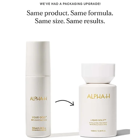 We've had a packaging upgrade! Same product. Same formula. Same size. Same results.