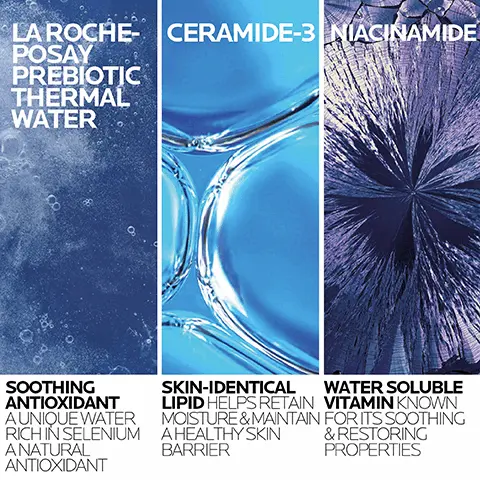 La roche-posay prebiotic thermal water, soothing antioxidant, a unique water rich is selenium a natural antioxidant. Ceramide-3, skin identical lipid helps retain moisture & maintain a healthy skin barrier. Niacinamide, water soluble vitamin known for its soothing & restoring properties. Toleriane hydrating gentle cleanser refill. -73% plastic. 17% saving. 1 refill, 1 bottle, compared to 400ml bottle, based on the suggest retail price calculated on the 400ml bottle, 1 refill pack can refill one 400ml bottle. Gentle cream texture. Cleanses skin of dirt, makeup & impurities. Restores skin's comfort & retains essential moisture. Suitable for all skin types. 94% say the product felt gentle on skin. 93% said the product rinsed easily from skin. Gentle cream texture. Cleanses skin of dirt, make-up & impurities. Restores skin's comfort & retains essential moisture. Dermatologist recommended, I recommend that my patients with sensitive skin look for gentle cleansers free of ingredients that could causes irritation or skin reactions such as fragrance, drying alcohol and certain preservatives, parabens, and sulfates. Board certified dermatologist, Dr. Anna Karp. La Roche Posay, laboratoire dermatologique. Dermatologist tested. Allergy tested. Oil-free, non-comedogenic. Fragrance-free. Recommended by 90.000 dermatologists worldwide.