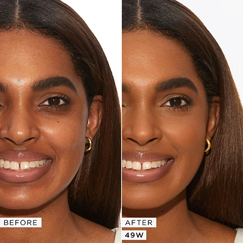 Image 1, before and after. image 2, maracuja creaseless creamy concealer. image 3, dot, swipe and blend. image 4, 12 hour hydration. 12 hour crease proof. 12 hour wear. waterproof. vegan. based on a clinical study of 33 subjects. image 5, travel size vs full size. image 6, skin + undertone = your perfect match. step 1 = find your skin tone: espresso, rich, deep, tan, medium, light and fair. step 2 = find your undertone: beige, honey, warm, neutral, sand, golden. image 7, creaseless concealer. creamy = best for all skin types natural finish, 24 hour hydration. original = best for dry skin radiant finish, 16 hour hydration. image 8, maracuka oil = rich in essential fatty acids and vitmain c for firmer, brighter and smoother looking skin. cloudberry = rich in vitamin c and omega 3 and 6 to help plump and brighten appearance. bakuchiol helps reduce the appearance of fine lines and evens the look of skin. niacinamide = helps brighten and minimize the look of pores. caffeine = energises skin, improving the appearance of puffiness. image 9, miracle of maracuja. omega fatty acids = moisturise to promote youthful looking skin. vitamin c = helps brighten and even out skin tone. antioxidants = moisturise to promote healthy looking skin.