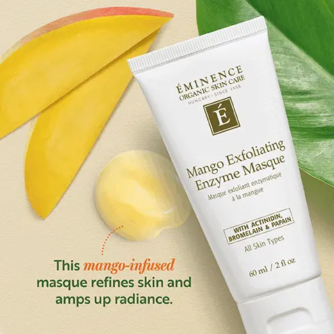 Discover the science of superfood enzymes for radiant skin. Enzymes are a protein that supports the skin's natural renewal process. One of the gentlest forms of exfoliation, enzymes are an excellent choice for refining sensitive skin. Superfoods and exfoliating enzymes unveil a smooth, radiant complexion - without any visible irritation! This mango-infused masque refines skin and amps up radiance.
