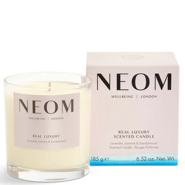 NEOM Real Luxury De-Stress Scented 1 Wick Candle