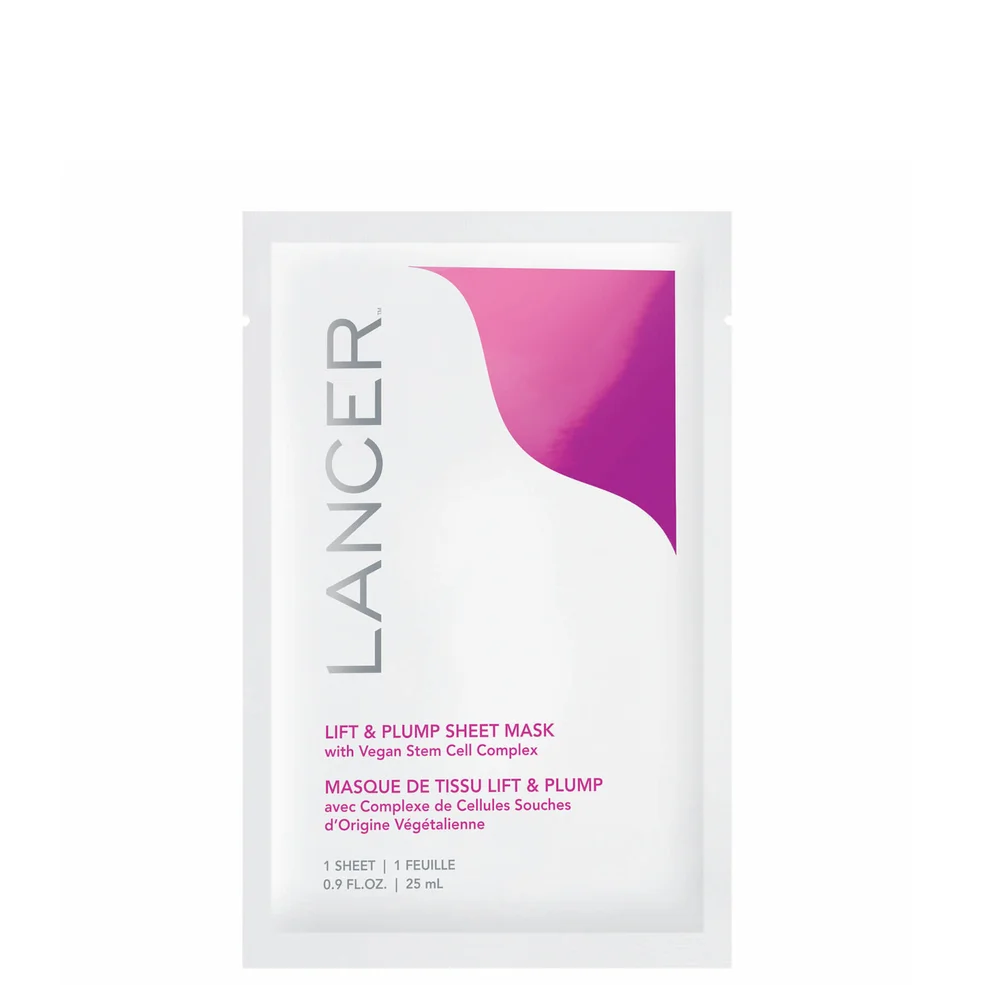 Lancer Skincare Lift Plump Sheet Mask (4 count) Image 1