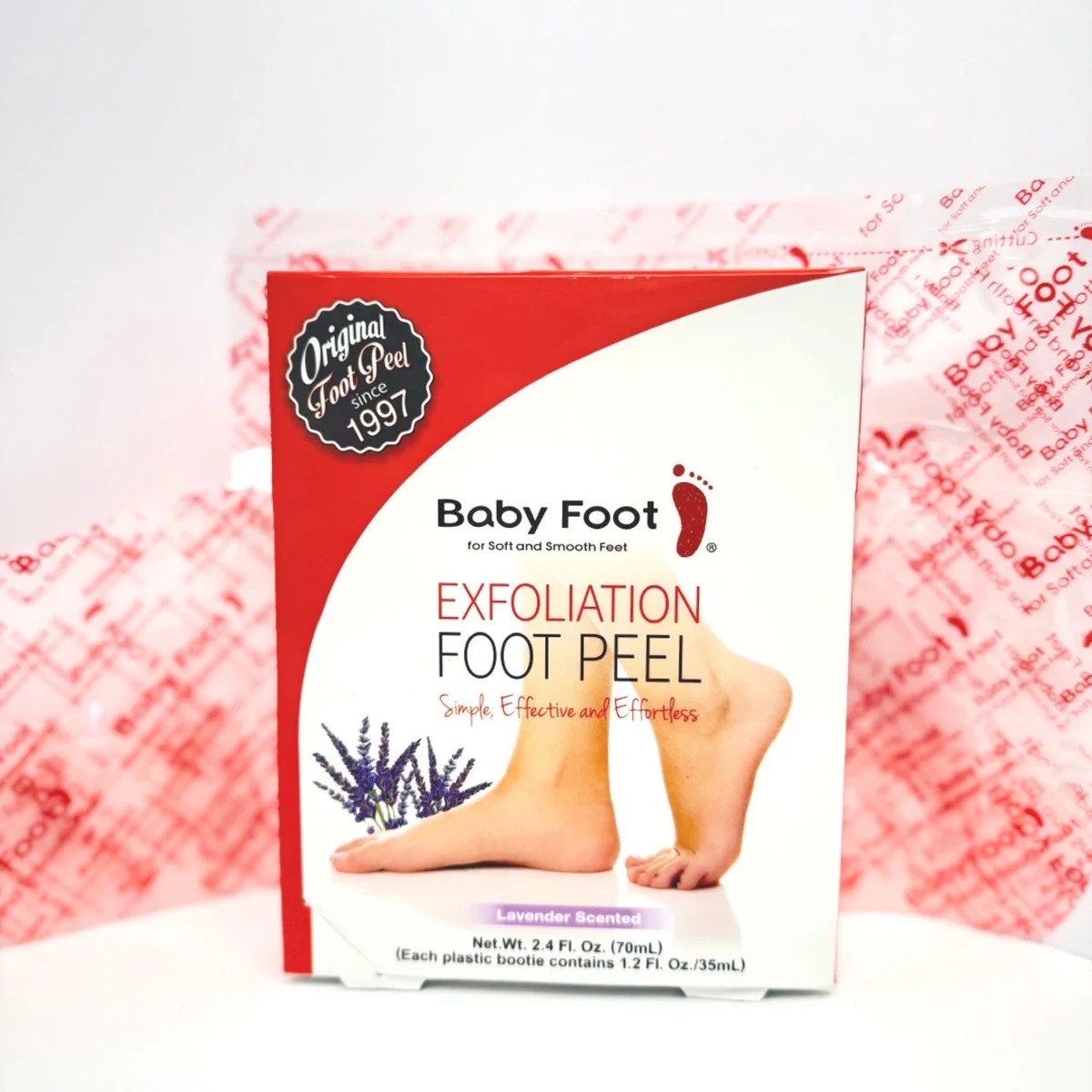 Baby Foot Easy Pack - Original Deep Skin Exfoliation for Feet (1 pair)