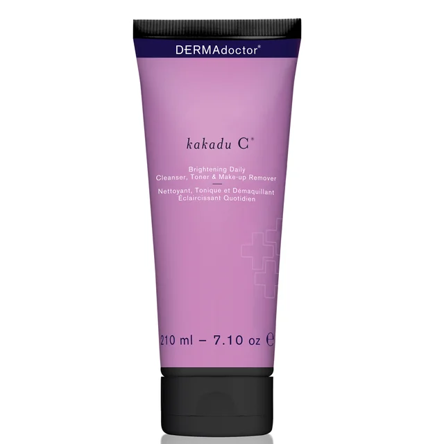DERMAdoctor Kakadu C Brightening Daily Cleanser Toner Make-up Remover (7.1 fl. oz.)