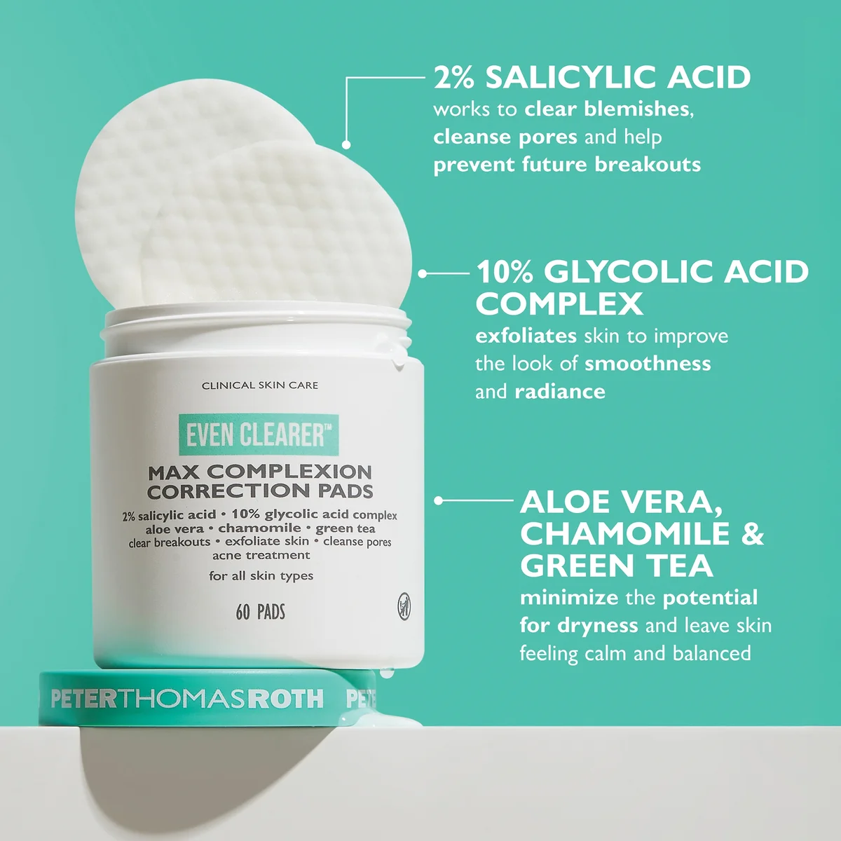Peter Thomas Roth Max Complexion Correction Pads (60 Pads)