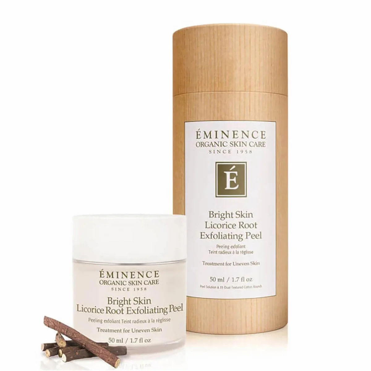 Eminence Organic Skin Care Bright Skin Licorice Root Exfoliating Peel