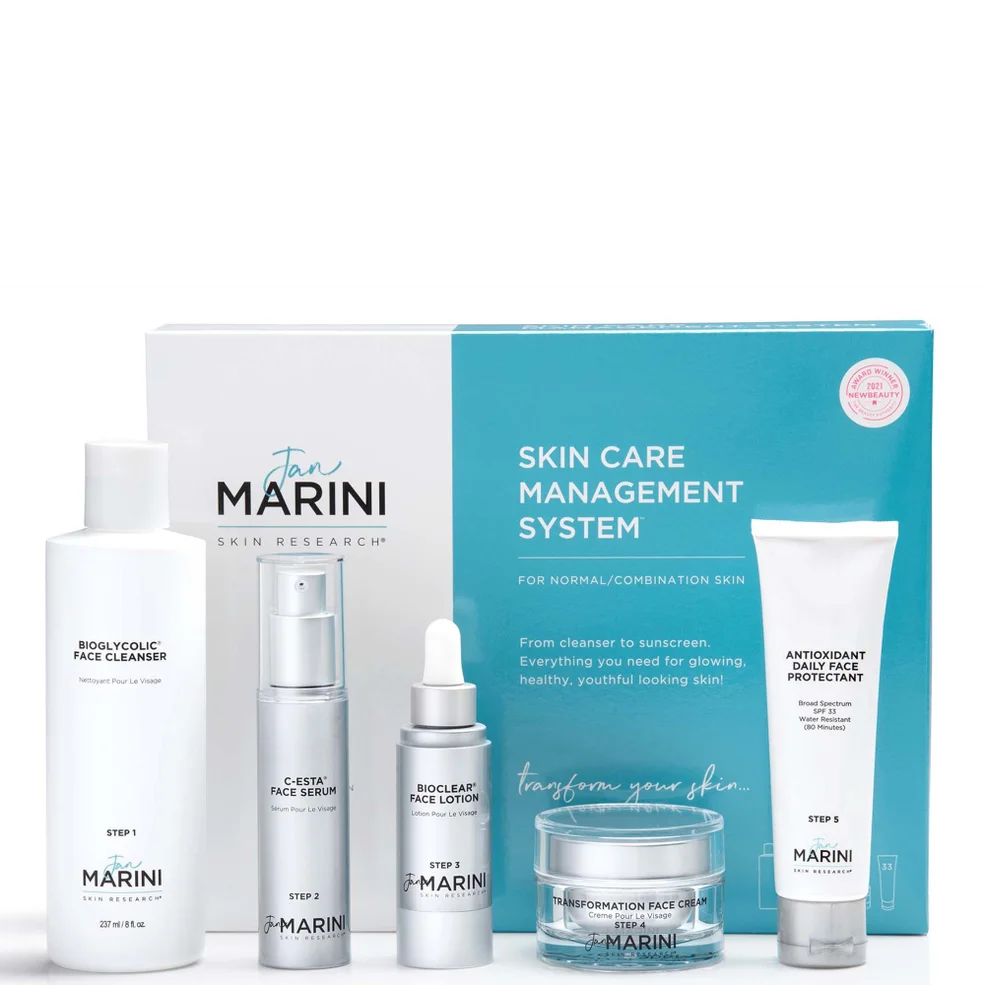 Jan Marini Skin Care Management System - Normal to Combination (5 piece - $374 Value) Image 1