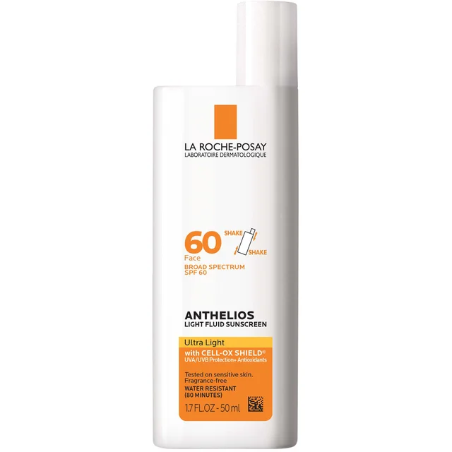 La Roche-Posay Anthelios Ultra Light Fluid Face Sunscreen Broad Spectrum SPF 60 (1.7 fl. oz.)