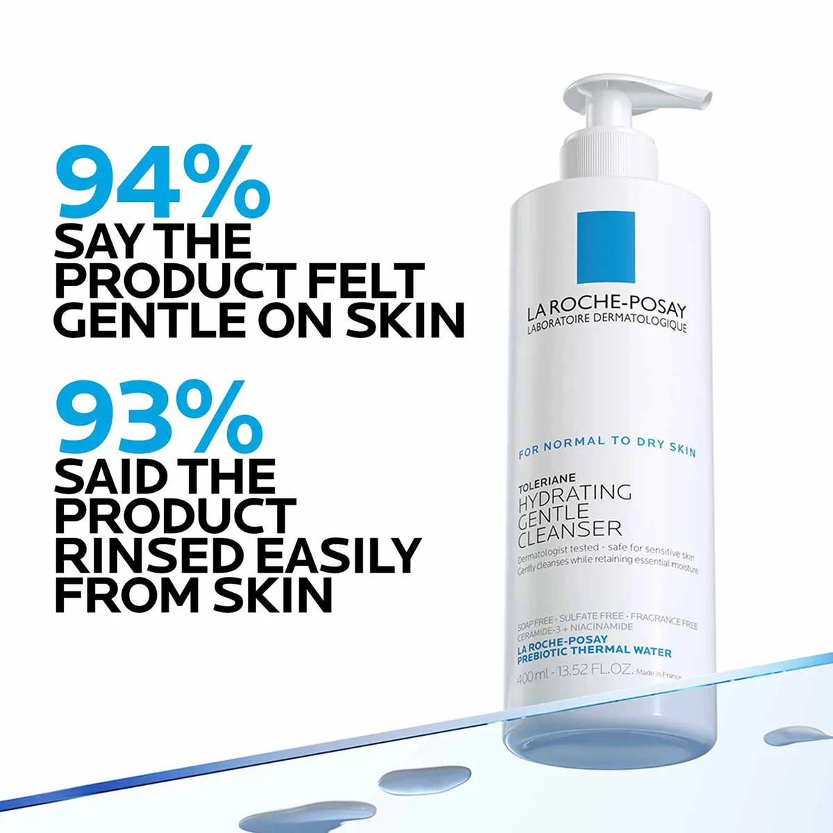 La Roche-Posay Toleriane Hydrating Gentle Cleanser (Various Sizes)