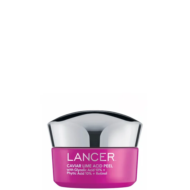 Lancer Skincare Caviar Lime Acid Peel with Glycolic Acid 10 Phytic Acid 10 Retinol (1.7 oz.)