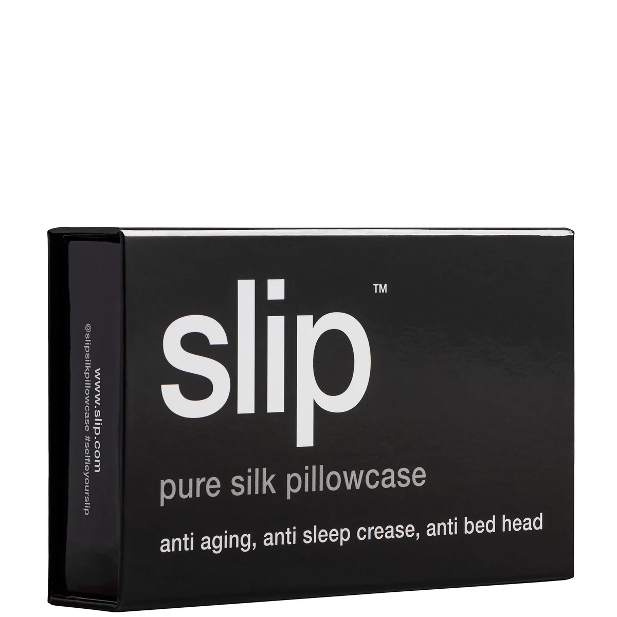 Slip Silk Pillowcase - Queen - Black