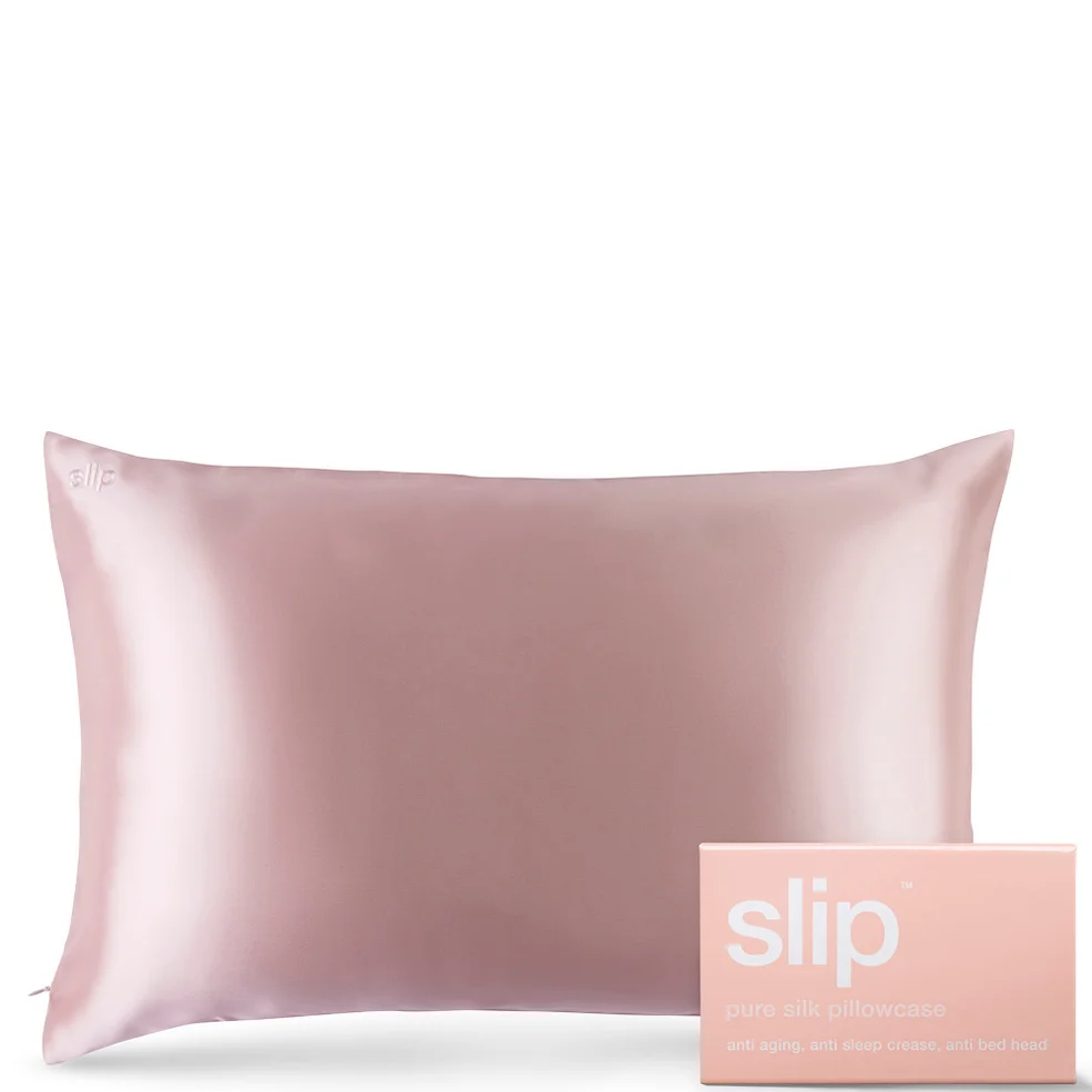 Slip Silk Pillowcase - Queen - Pink Image 1