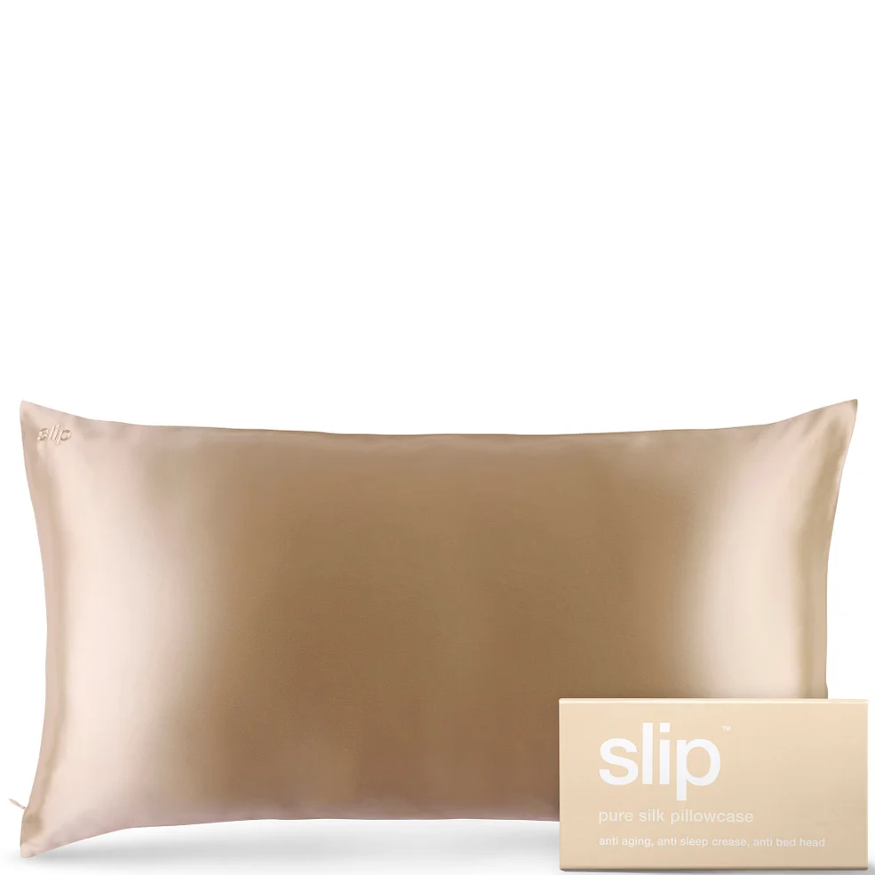 Slip Silk Pillowcase King - Caramel Image 1