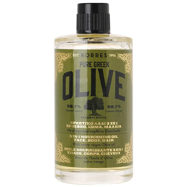 KORRES Pure Greek Olive 3-In-1 Nourishing Oil 100ml