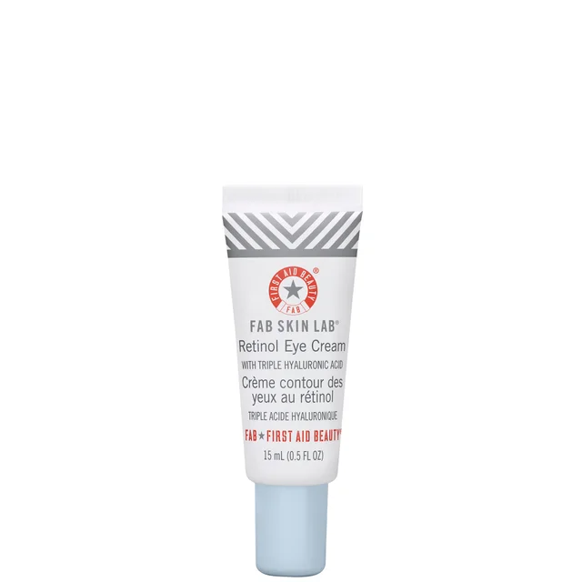 First Aid Beauty FAB Skin Lab Retinol Eye Cream with Triple Hyaluronic Acid (0.5 fl. oz.)