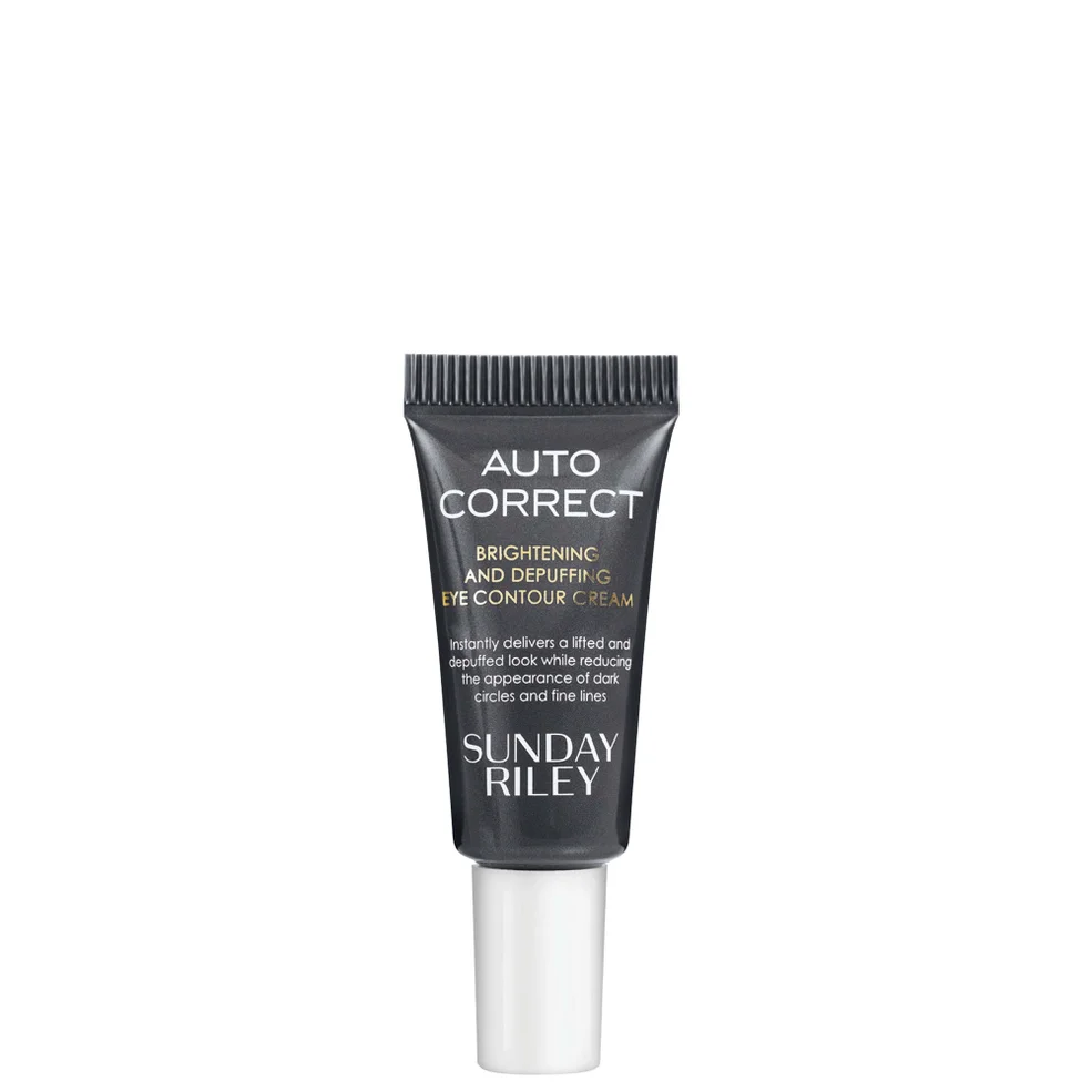 Sunday Riley Auto Correct Brightening and De-puffing Eye Contour Cream 3ml (Worth $18.00) Image 1