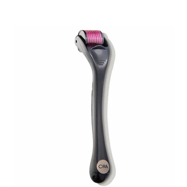 Beauty ORA Microneedle Face Roller System 0.5mm- Purple/Black