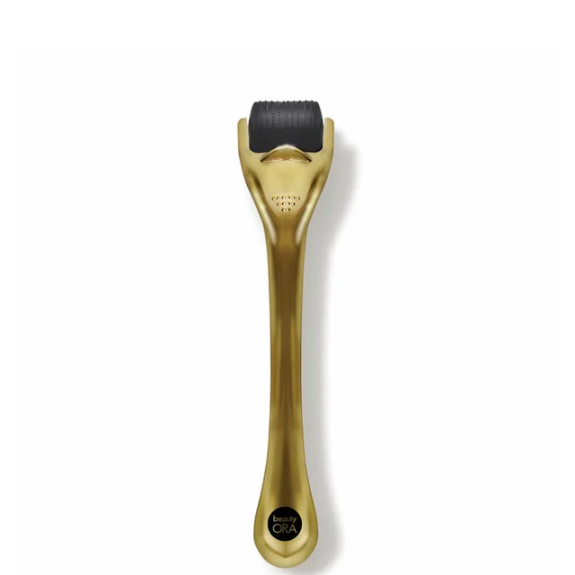 Beauty ORA Deluxe Microneedle Dermal Roller System 0.25mm - Gold/Black (1 piece)