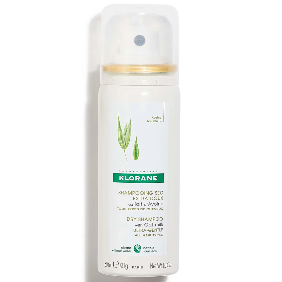 Klorane Dry Shampoo with Oat Milk - All Hair Types 1 oz. Image 1