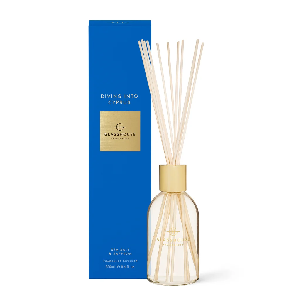 Glasshouse Fragrances Diving into Cyprus Diffuser 8.4 fl. oz Image 1