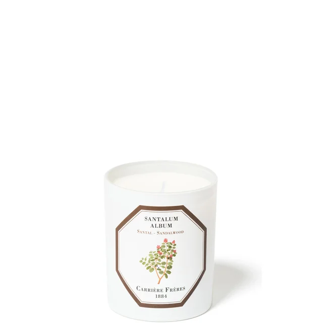Carrière Frères Scented Candle Sandalwood - Santalum Album - 6.5 oz