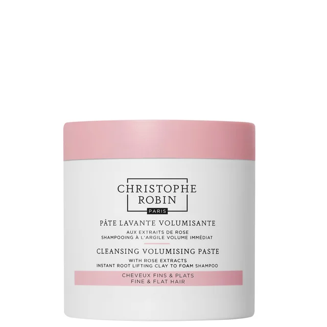 Christophe Robin Cleansing Volumising Paste with Pure Rassoul Clay and Rose 250ml